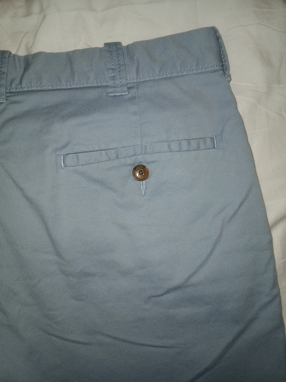 J. Crew Men's Chino Shorts - Light Blue & Olive
